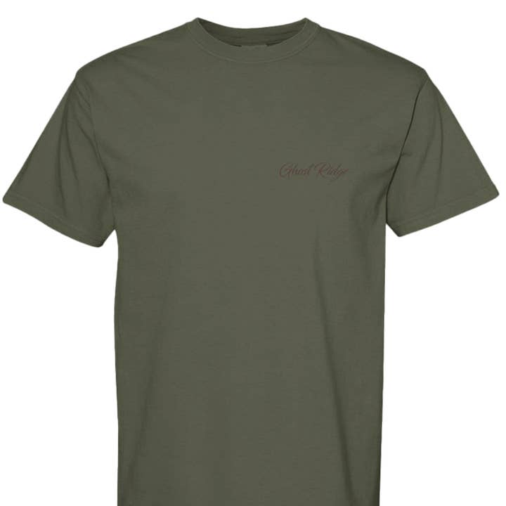 Ghost Ridge Brand - Wholesale Screen Printed T-Shirt - Men's - GR Camo Buck T-Shirt6