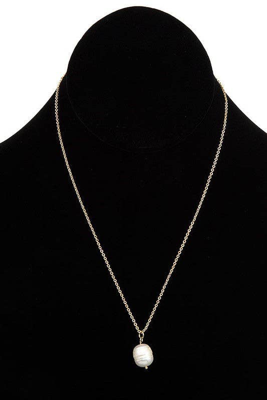 ORO COLLANA CON PENDENTE IN PERLE D'ACQUA DOLCE in vendita all'ingrosso su Faire0