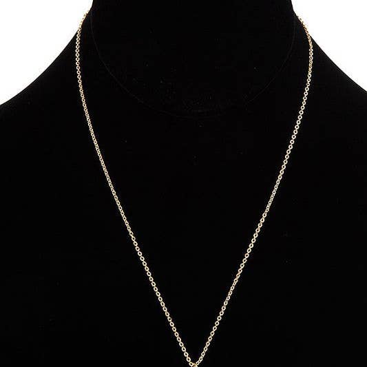 GOLD HALSKETTE MIT SÜSSWASSERPERLEN-ANHÄNGER für den Großhandel auf Faire