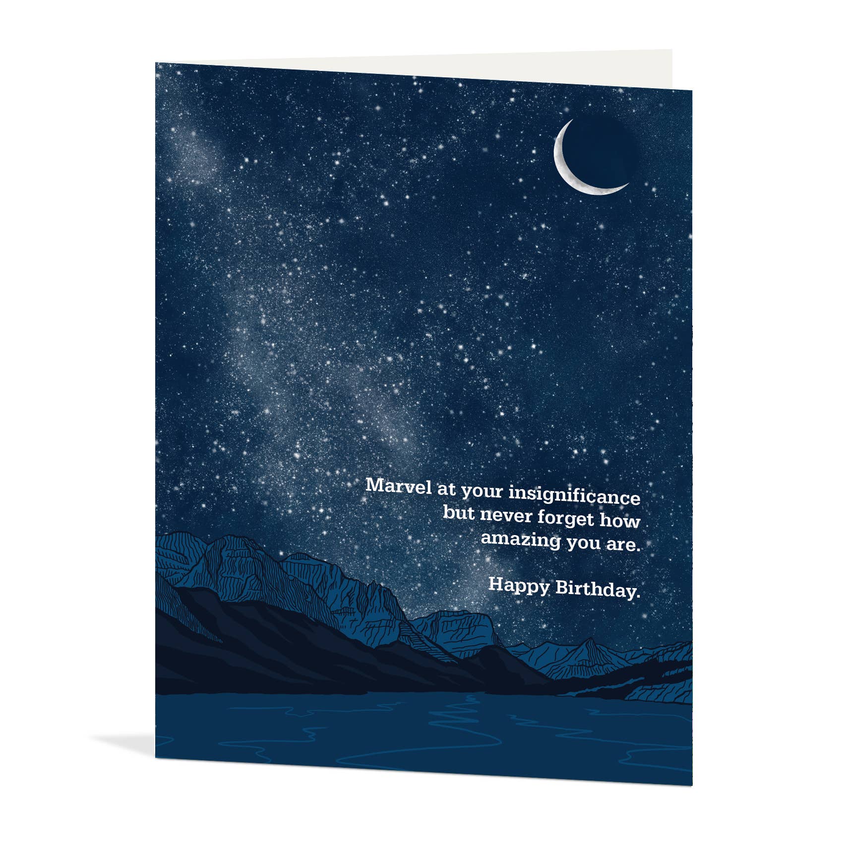 Waterknot - Wholesale Birthday Card - Insignificance Birthday Card, 100% Recycled Paper2