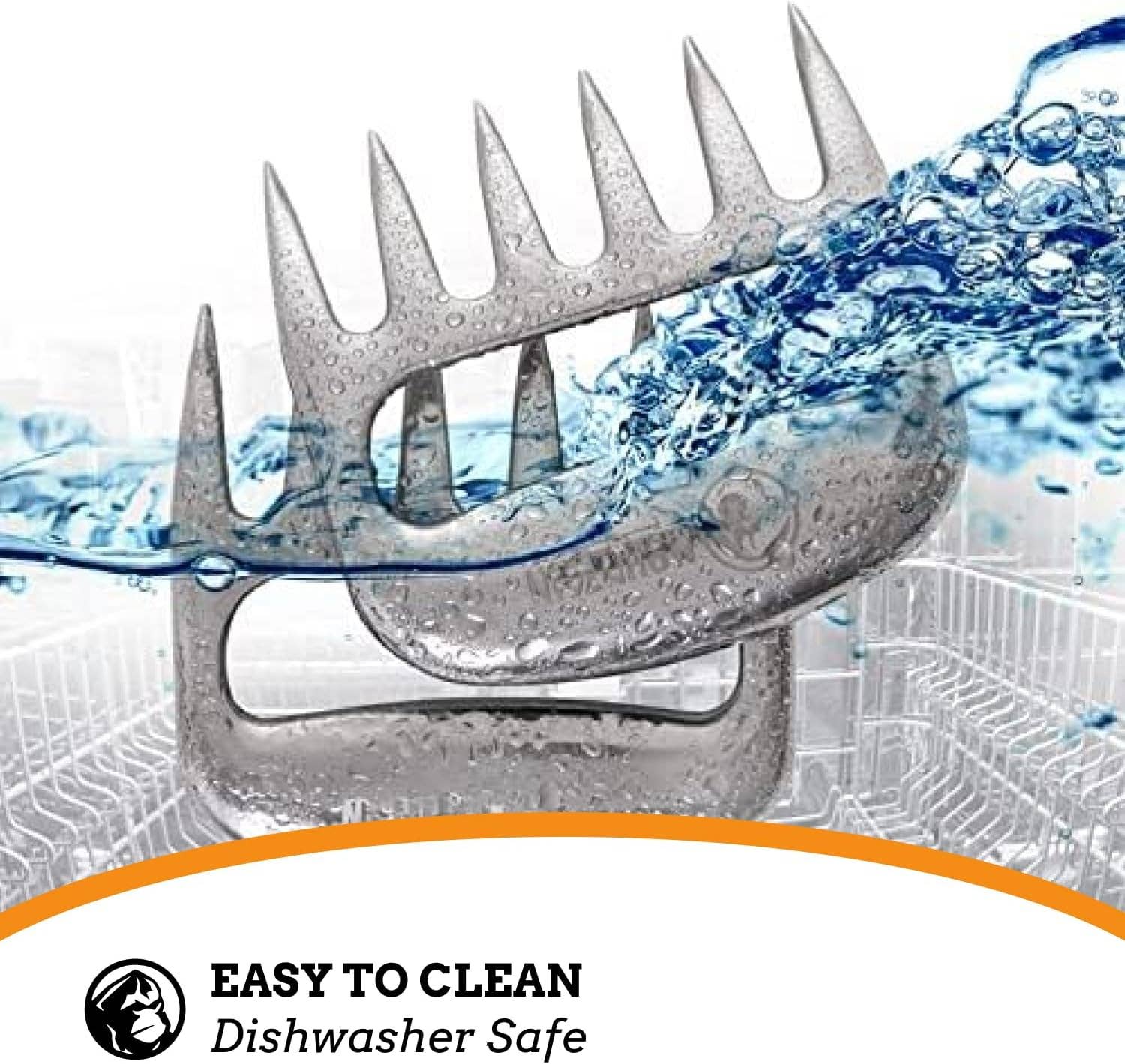 My Wholesale Warehouse - Wholesale Kitchen Tool/Gadget - Mountain Grillers Meat Claws For BBQ & Home - Stainless Steel - 1 Pair4