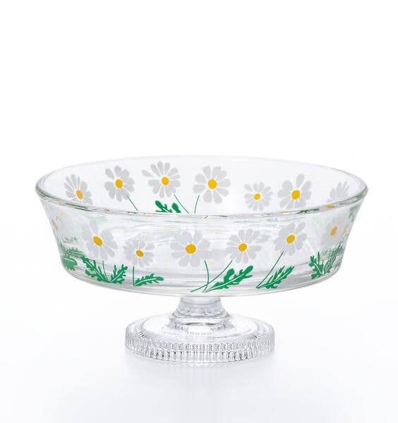 ADERIA - Wholesale Serve Bowl - ADERIA Retro | Footed Serving Bowl | 7 Pattern Options