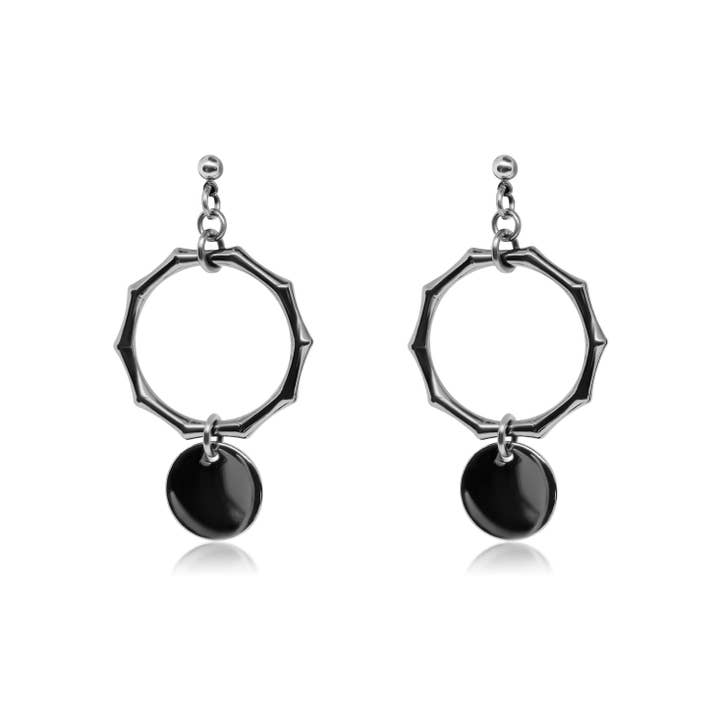 ORECCHINI JULIUS IN BAMBÙ CANNA DI FUCILE per la vendita all'ingrosso da parte di JoRocco