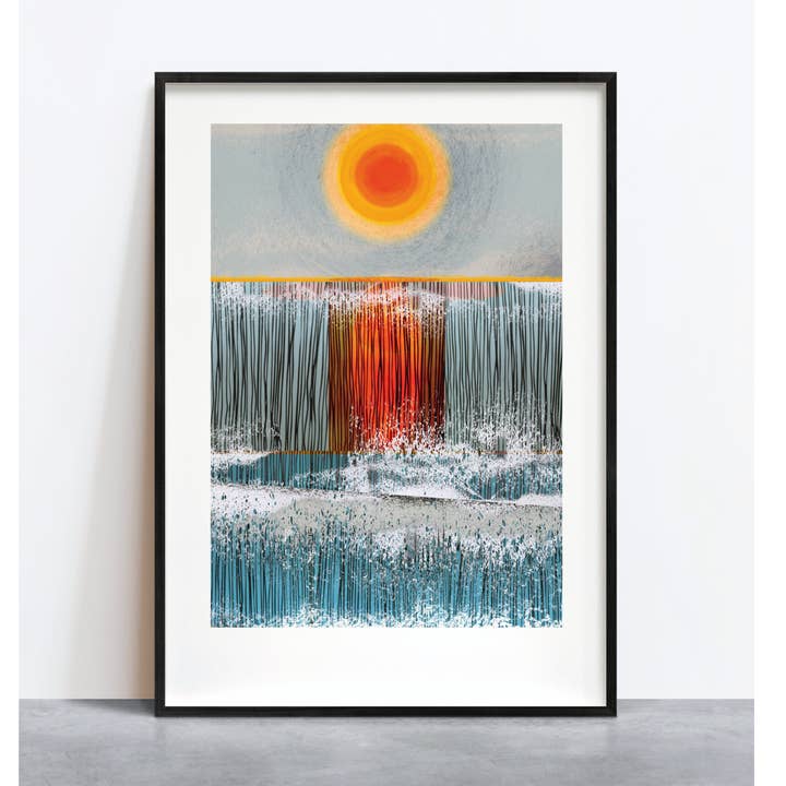 BETWEEN WORLDS 3 - A3 unframed Art Print for wholesale by Raw Mixture
