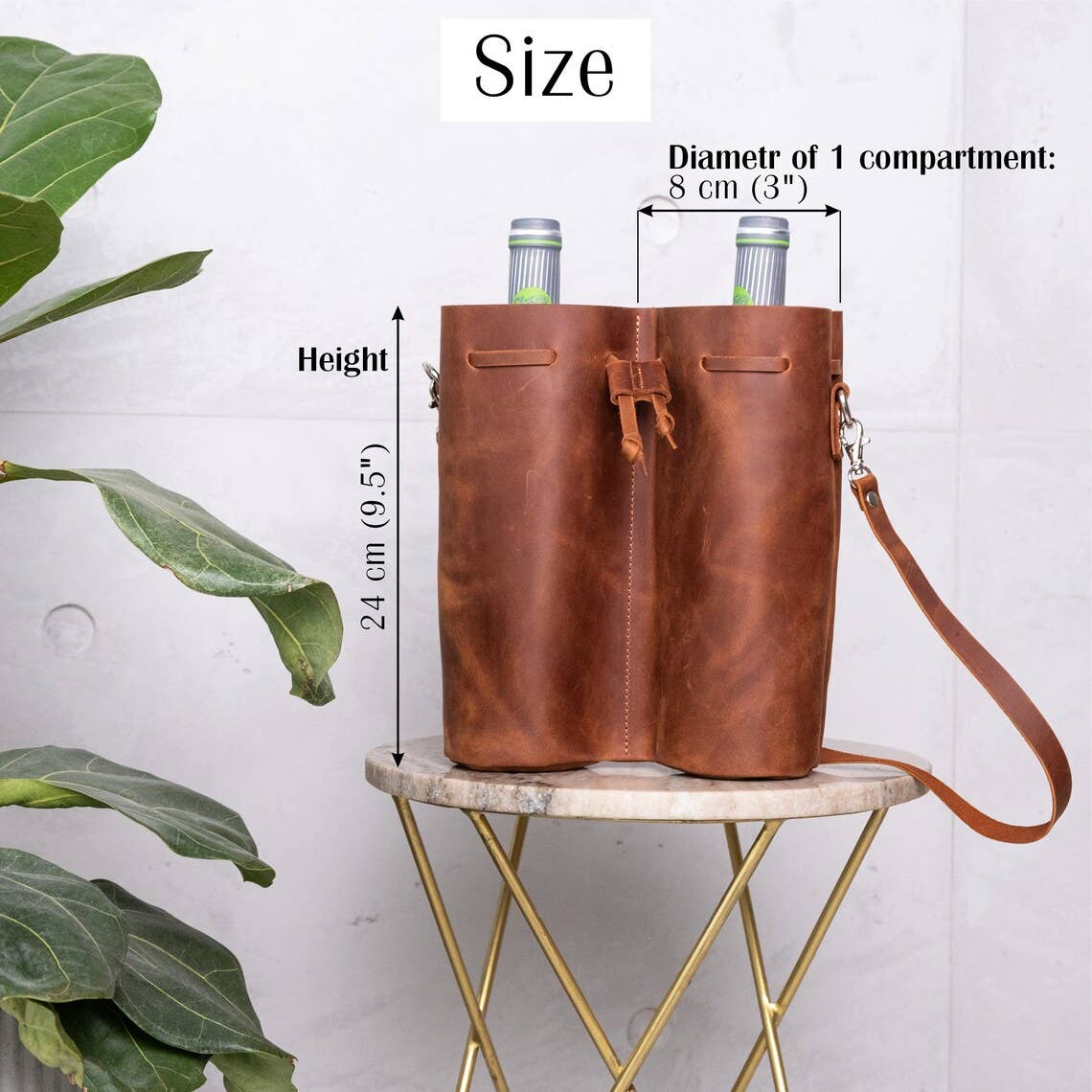 Pikore – wholesale Wine tote – Double Bottle Holder2