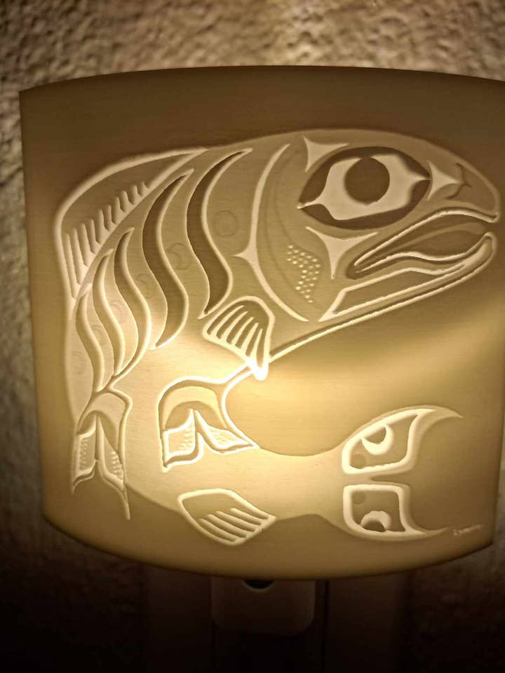 Sockeye Night Light 3D Printed for wholesale by 10 Buffalos Art