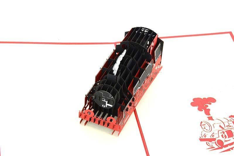 Henry Pop Up Cards - Wholesale Everyday Greeting Card - Steam Train 3D 16