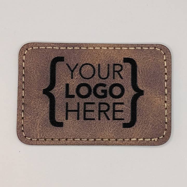 Material Concepts - Wholesale Patch - Leather Iron-On Patch - Custom Engraved0