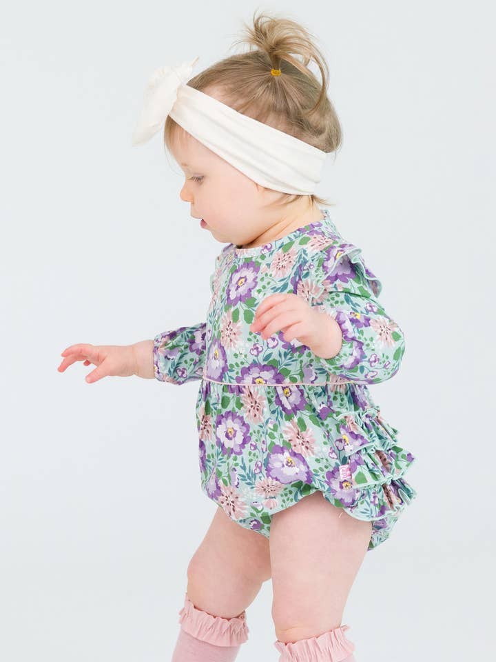 Blue Baby Girls Alpine Floral Knit Long Sleeve Flutter Bubble Romper
for wholesale on Faire