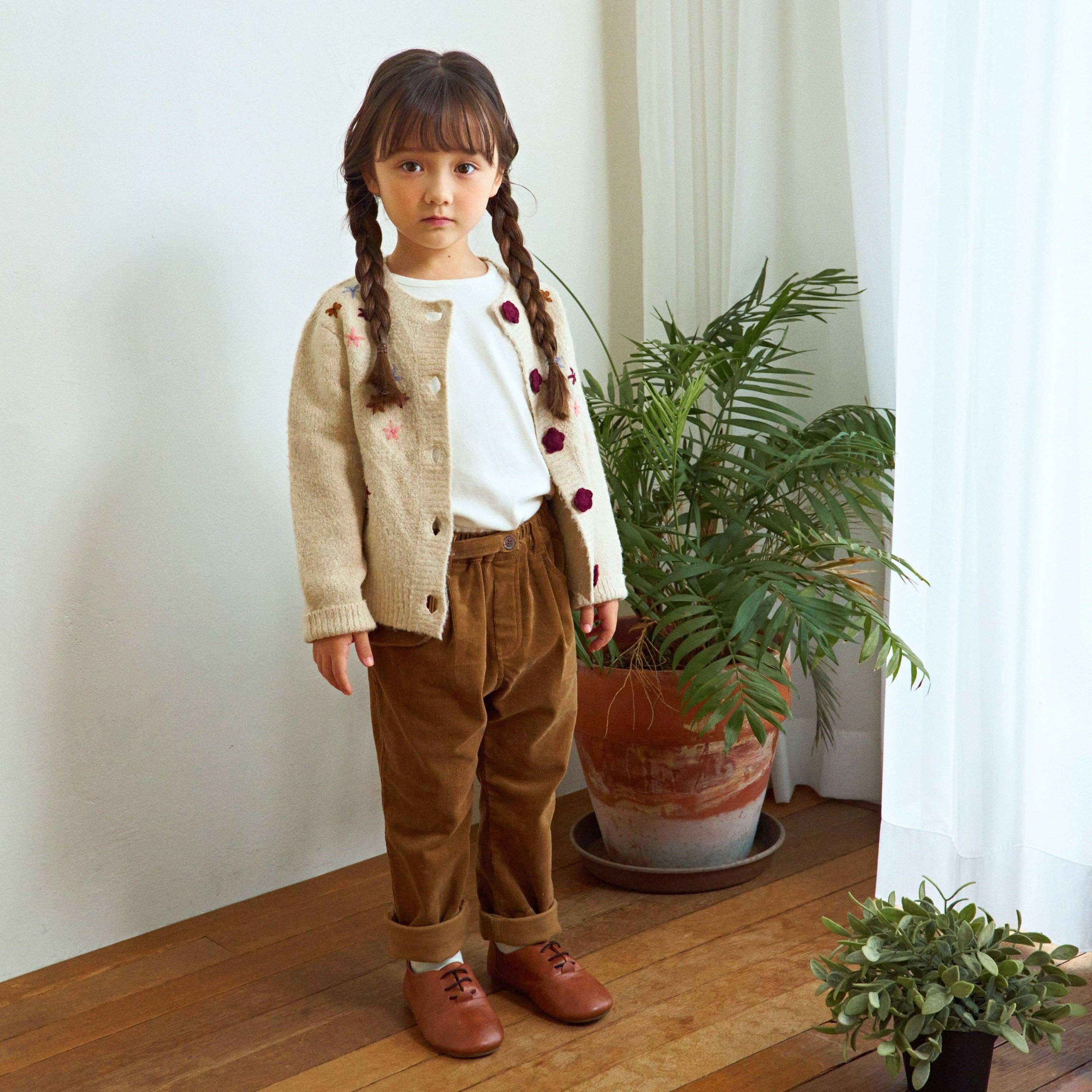 ToTo Heros - Wholesale Cardigan - Kids - Floras Embroidery Knit Cardigan3
