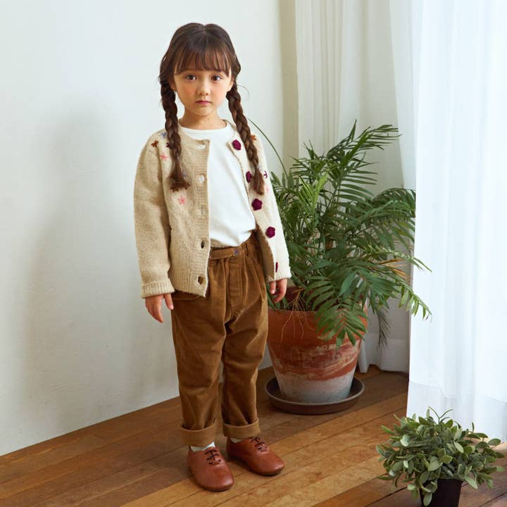 ToTo Heros - Wholesale Cardigan - Kids - Floras Embroidery Knit Cardigan3