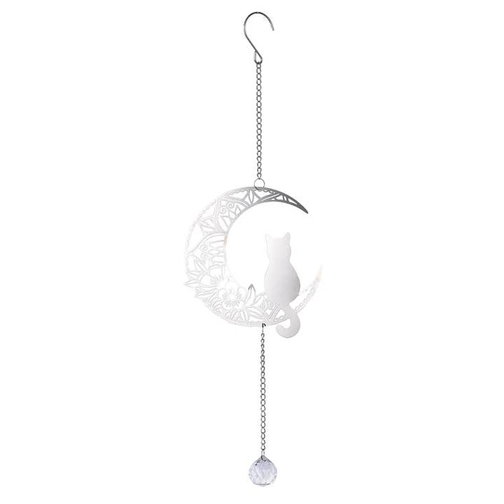 Gilde Handwerk Macrander GmbH & Co. KG - Wholesale Bunting/Garland - Moon Moon Cat Hanger H.49 cm - 2-way assorted