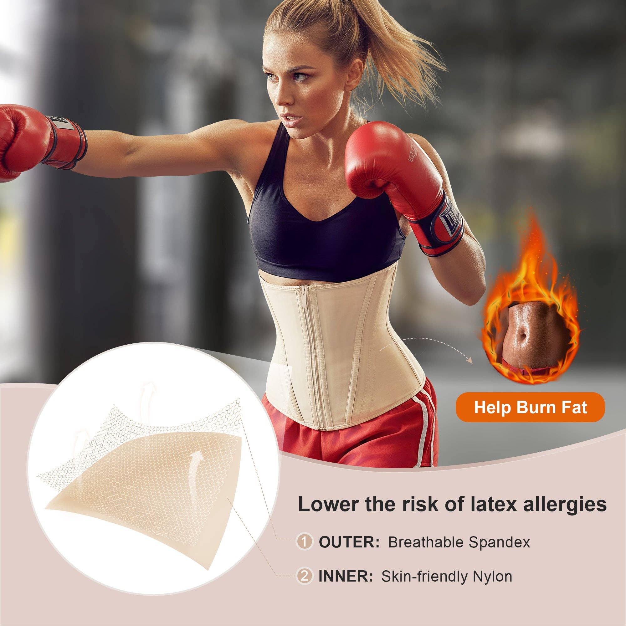 SHAPERX - Wholesale Corset - Women's - SHAPERX 15 Steel Bones Waist Trainer for Workout & Hourglass Shaping8