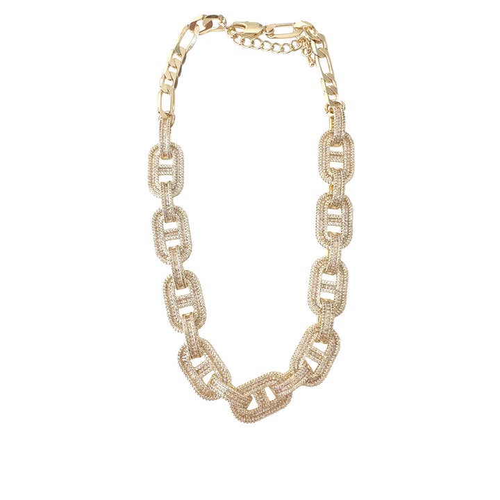 Gemelli - Vente Collier maille et chaîne - Collier Regina