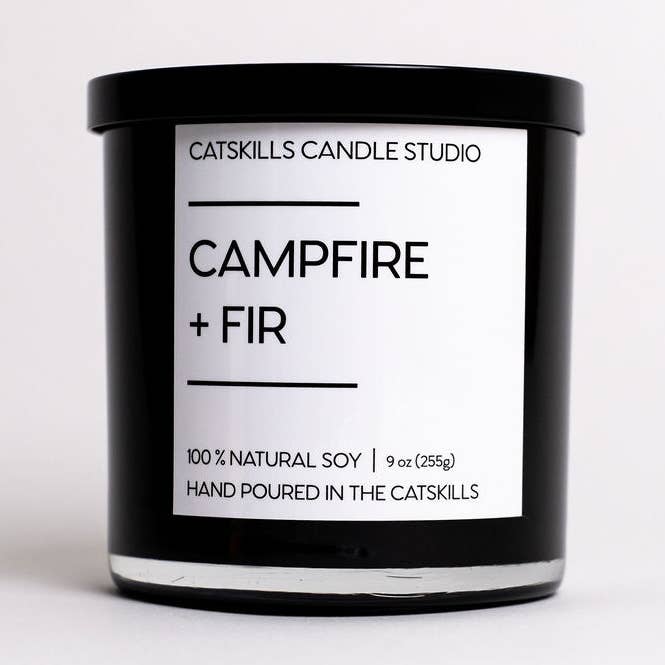 Campfire + Fir for wholesale by Catskills Candle Studio