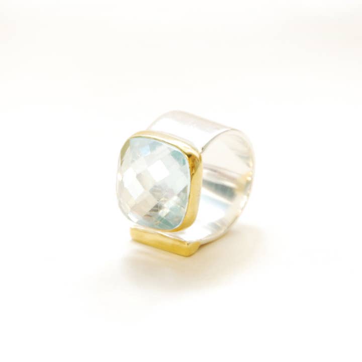 Treisi - Wholesale Cocktail/Statement Ring - Statement Ring in Gold and Silver
