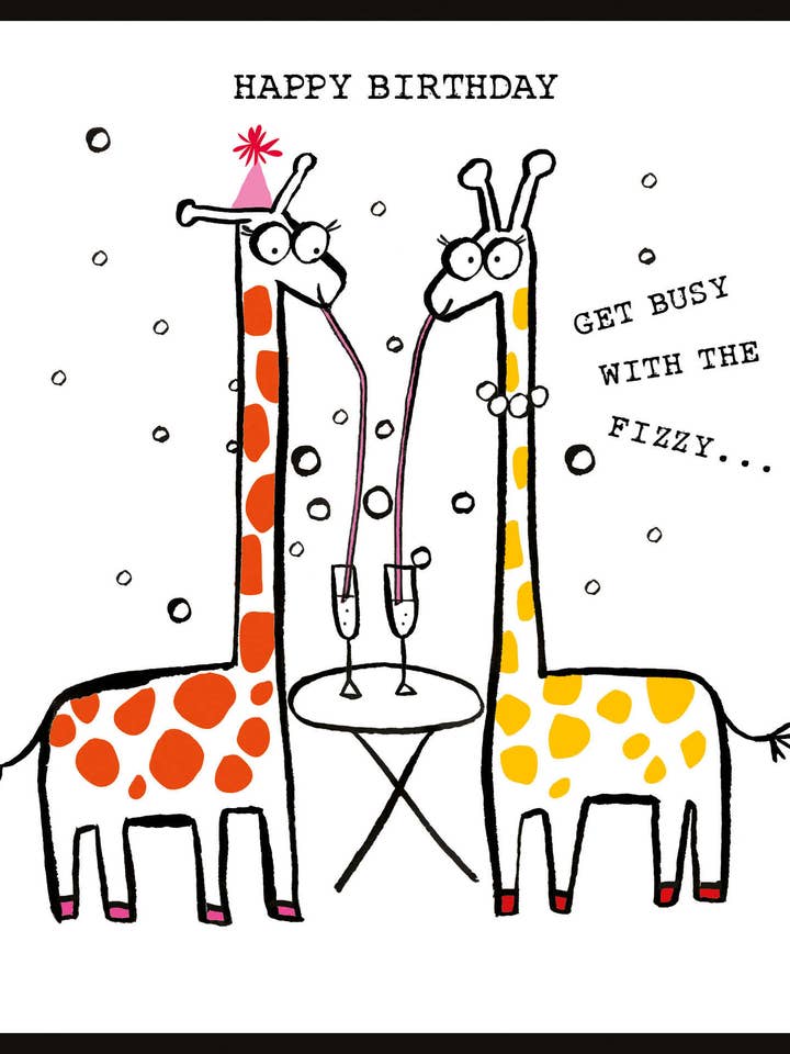 DOODLE NBW56 FIZZY GIRAFFE for wholesale by Nigel Quiney Publications Ltd