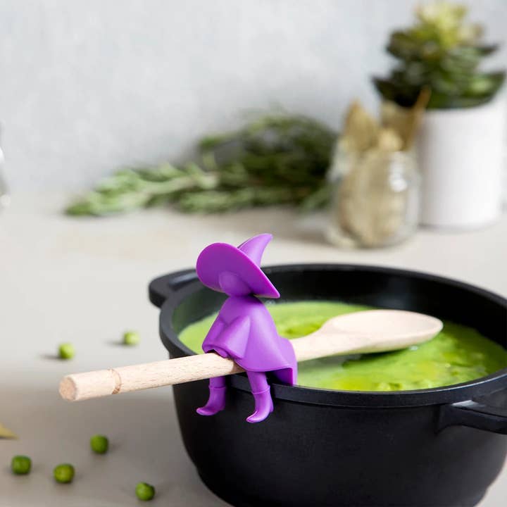 OTOTO - Wholesale Spoon Rest - Agatha Witch Spoon Holder and Steam Releaser for Stove Top
