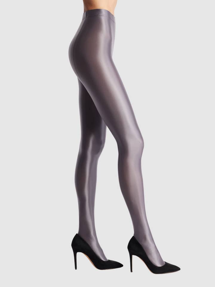 Mercury Tights - Donkergrijs voor wholesale door High Heel Jungle