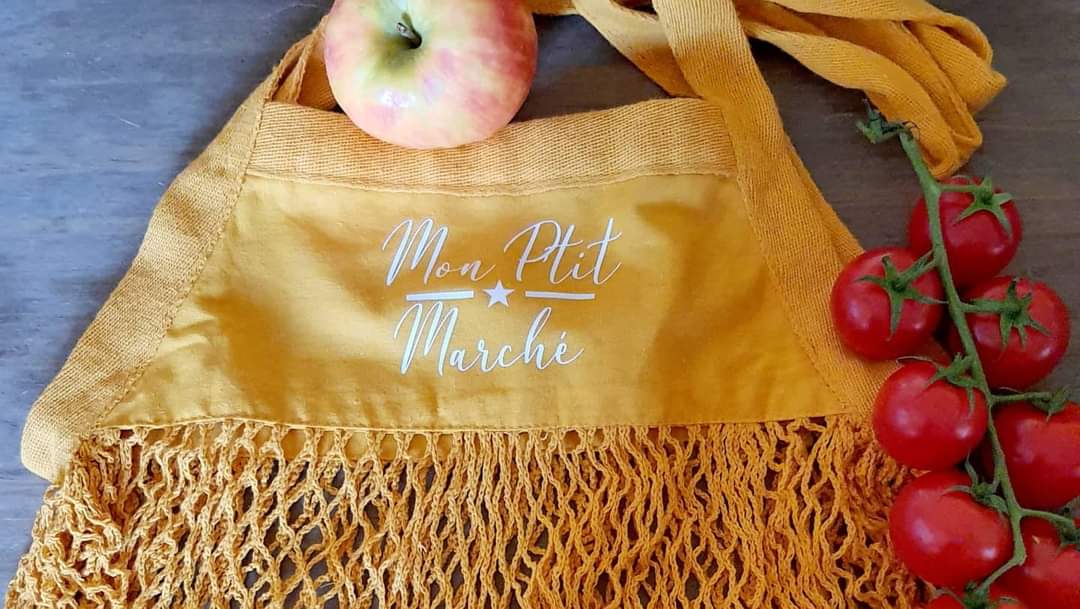 Bout 2 Chou - Wholesale Grocery/Shopping Bag - “Mon Petit Marché” Personalized Food Net1