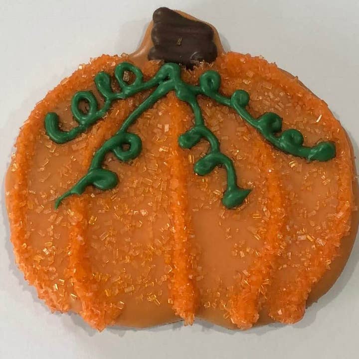 Pumpkin Dog Treat for wholesale by DELCO DOG CO.