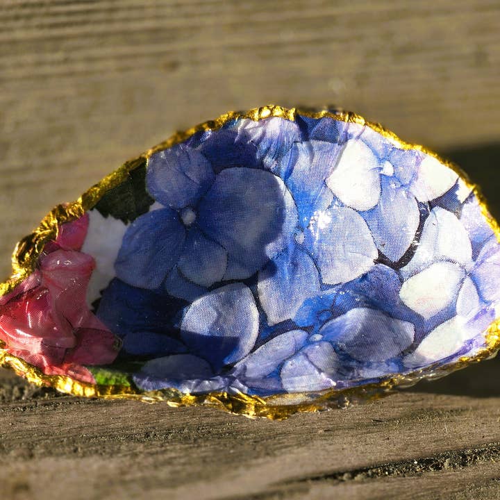 Oyster Shell Trinket Dish for wholesale by Eileen's Essentials, llc