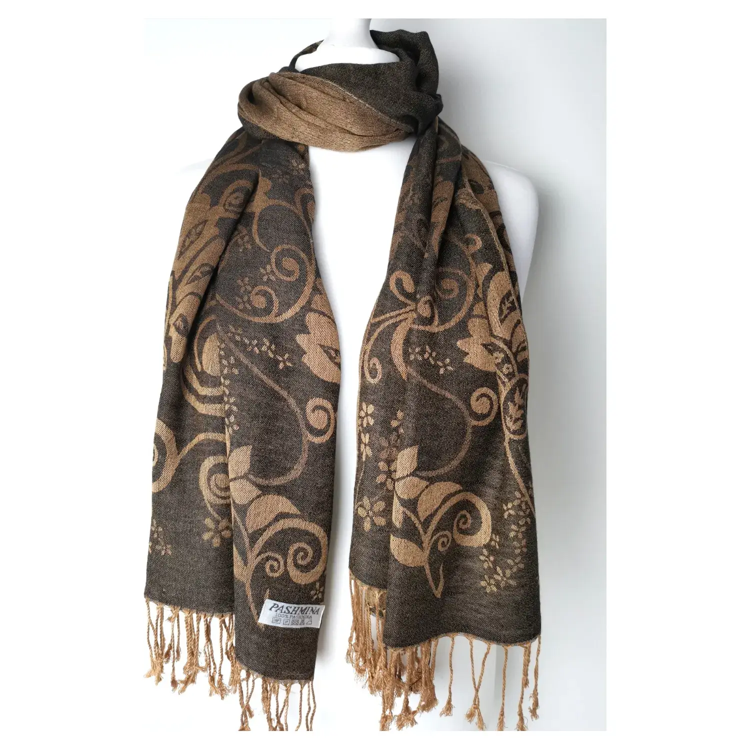 Superbia – wholesale Scarf – Women's – Super soft Reversible Pashmina scarf  Shawl Wrap - 25780