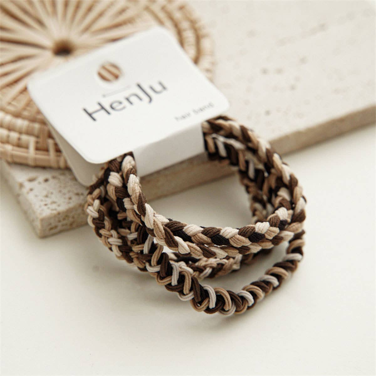 ACCITY - Wholesale Hair Tie - Candy Color Twisted Hair Ties , Cute Rubber Bands- CWAHA033923