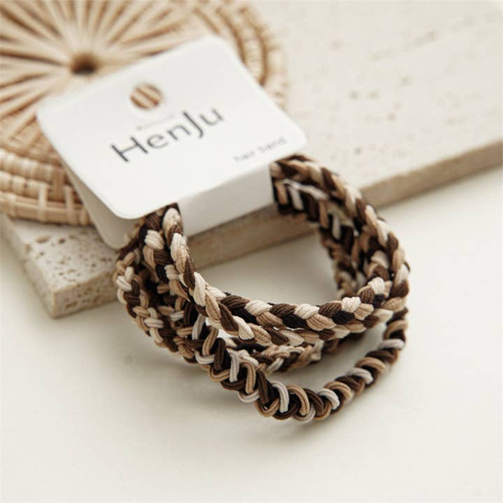 ACCITY - Wholesale Hair Tie - Candy Color Twisted Hair Ties , Cute Rubber Bands- CWAHA033916