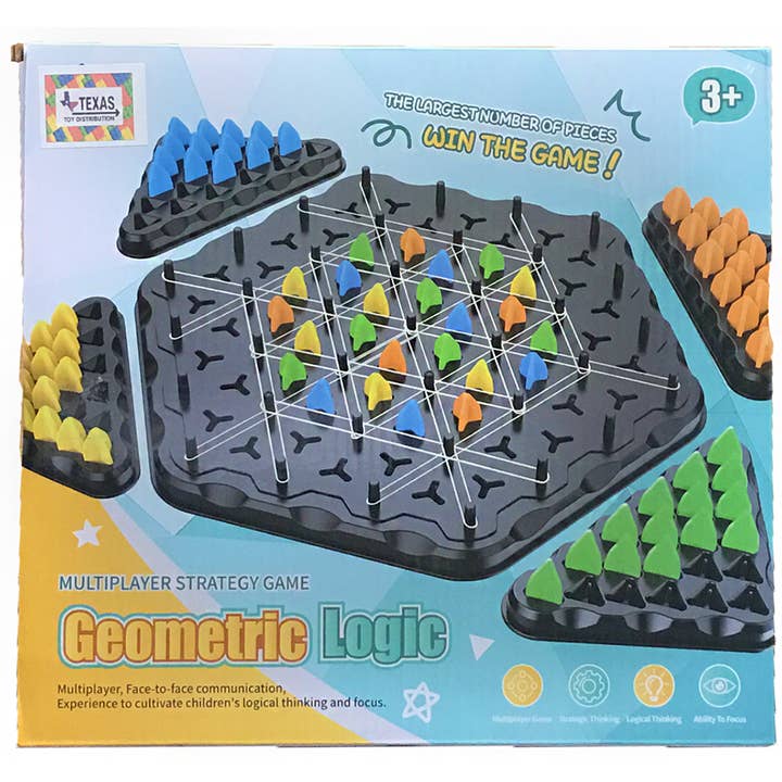 Triggle Chain Triangle Chess Juego de Estrategia para 2 a 4 Jugadores para venta al por mayor de Texas Toy Distribution