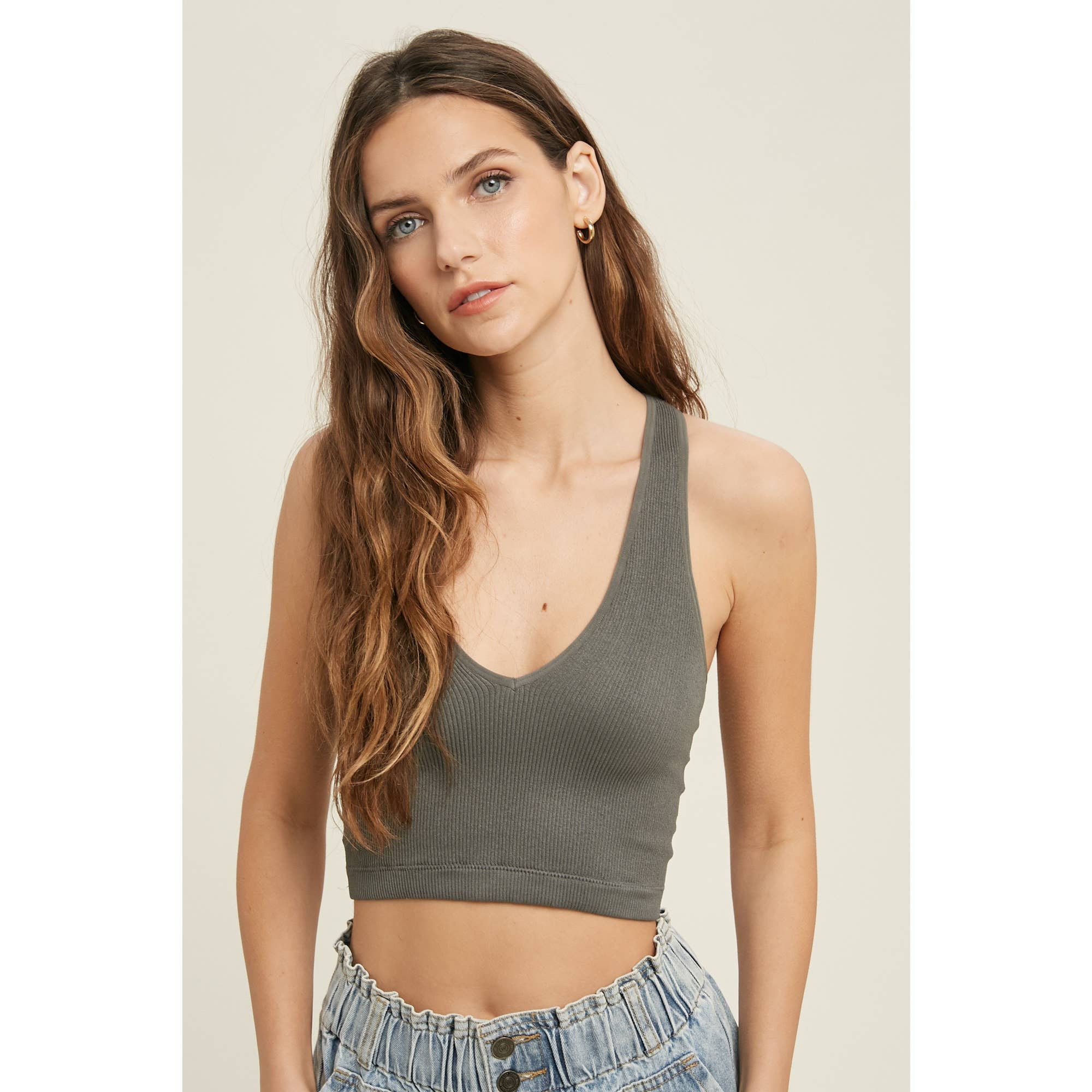 Wishlist Apparel – wholesale Bralette – Women's – SEAMLESS RACERBACK BRALETTE / WL21-627610