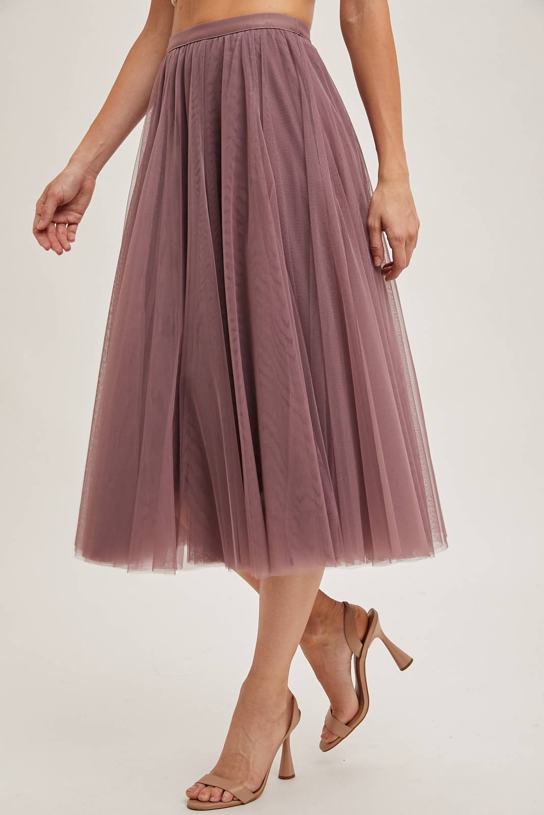 Bluivy - Wholesale Skirt - Women's - TULLE MIDI SKIRT43