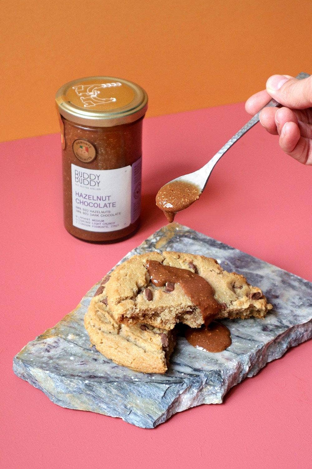 BUDDY BUDDY - Wholesale Nut Butter - Organic Hazelnut Cacao Nut Butter – Hazelnuts & Chocolate3