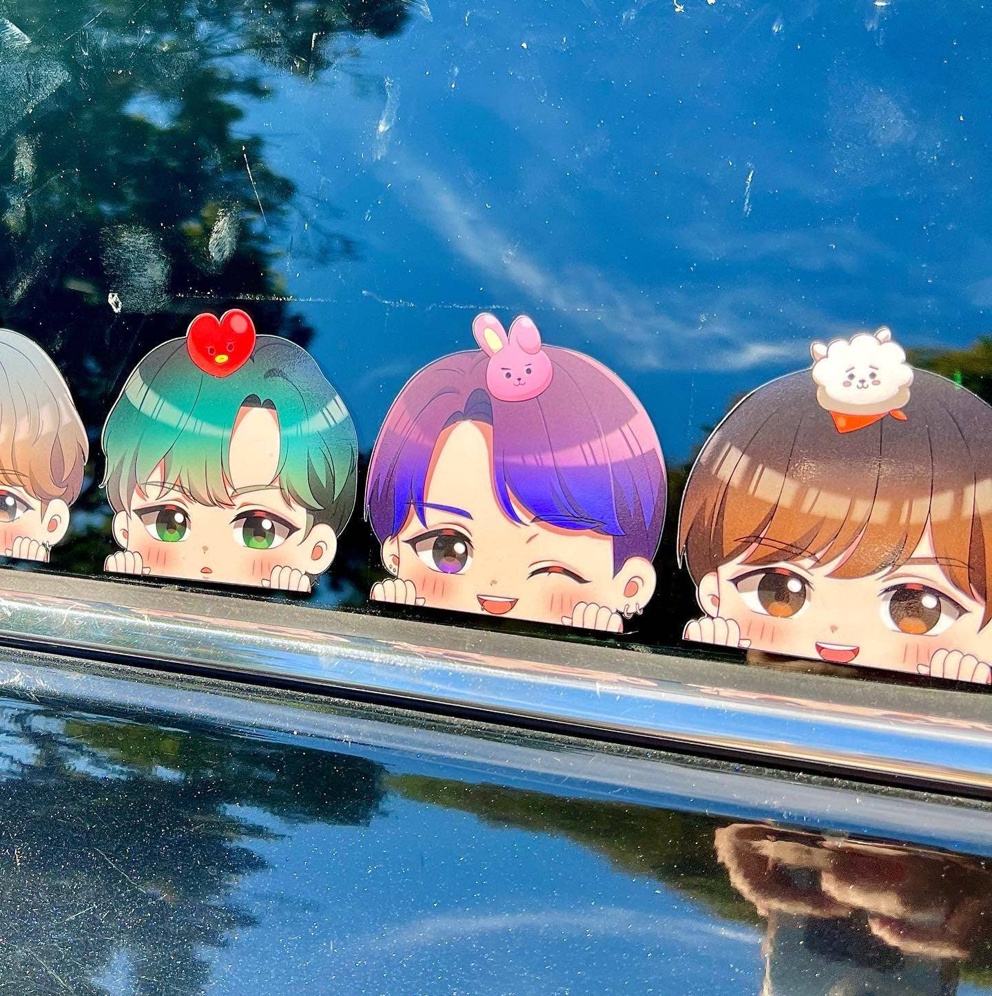 Nekodecal - Wholesale Sticker - Chibi BTS Peekers10