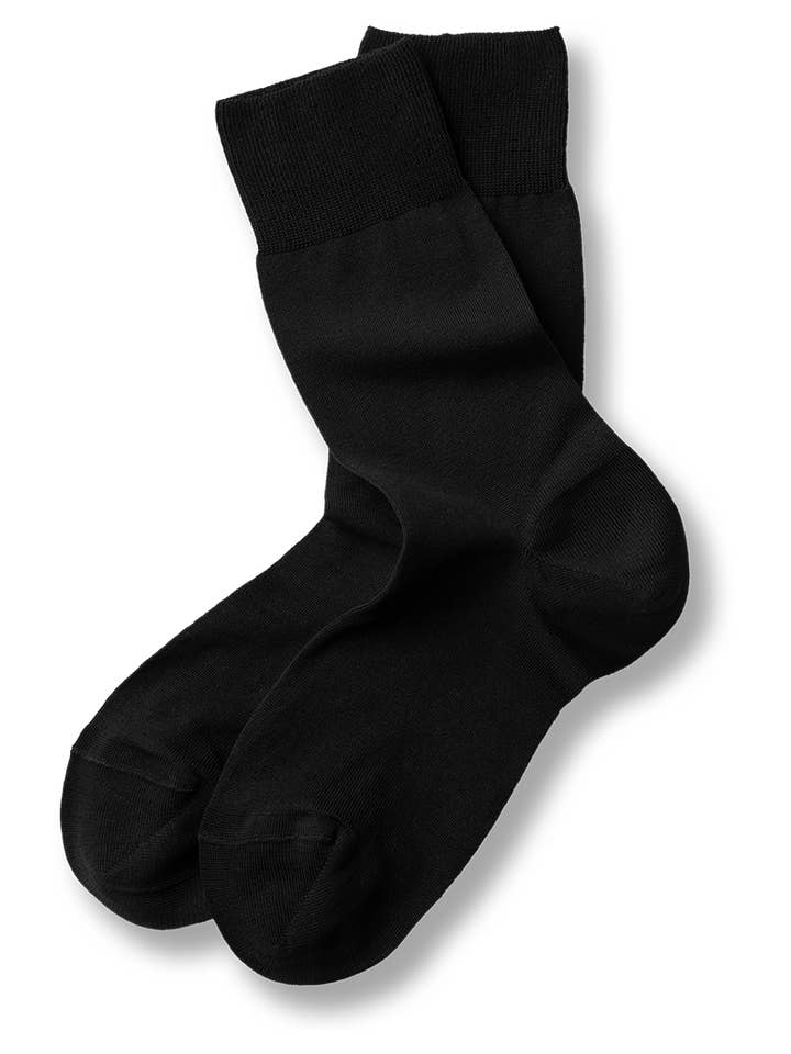 Meias leves de negócios em preto: ágeis na vida cotidiana por atacado de BLACKSOCKS