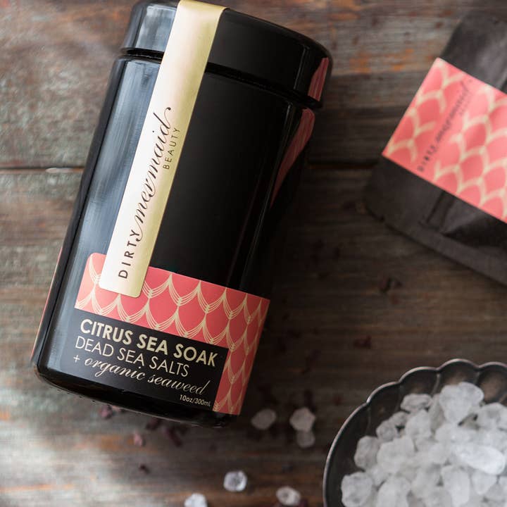 Citrus Sea Soak 10 OZ for wholesale by Dirty Mermaid Beauty