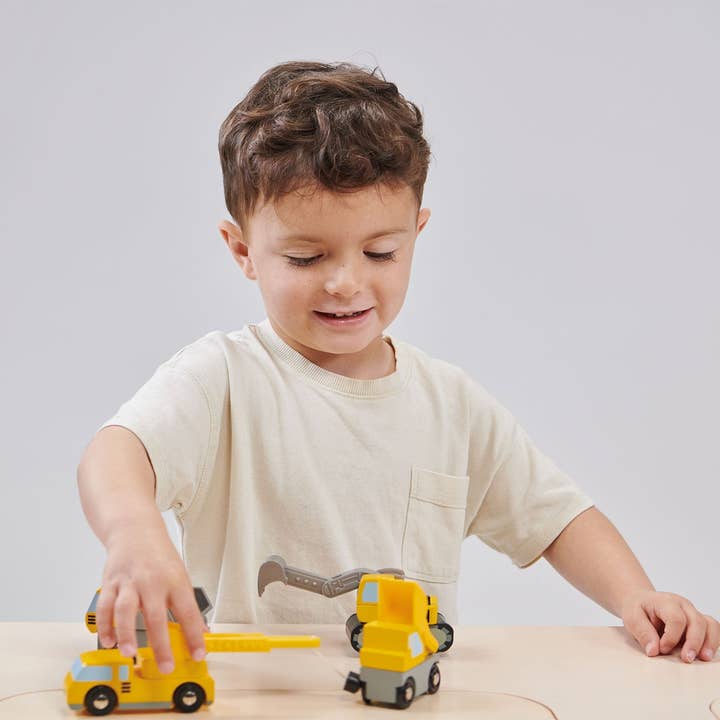 Mentari Toys - Wholesale Toy Car/Truck - Kids - 4-Piece Kids' Construction Vehicle Toy Set5