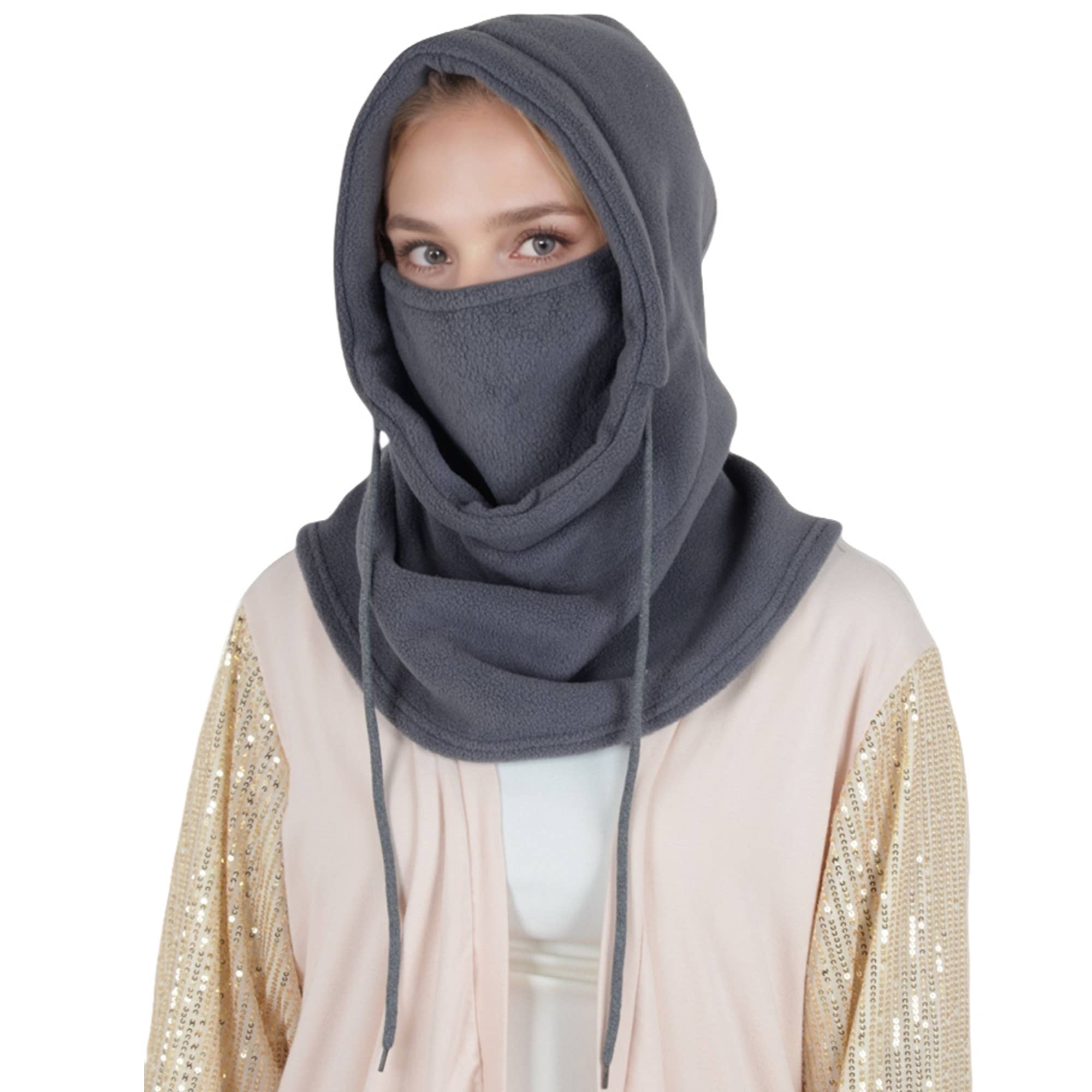 AK Brand - Wholesale Balaclava - Women's - Winter Fleece Face Mask Balaclava Warm Neck Face Cover Hat23