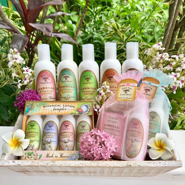 Island Soap & Candle Works - Wholesale Gift Bag Set/Pack - Creamy Coconut Organza Gift Bag6