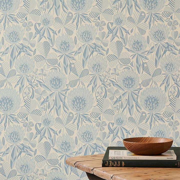 Clover wallpaper for wholesale by St Jude’s