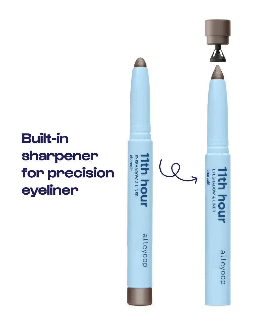 Alleyoop Makeup | Clean Beauty & Wellness - Wholesale Eyeshadow - Charcolit 11th Hour Cream Eyeshadow & Liner Stick Makeup6