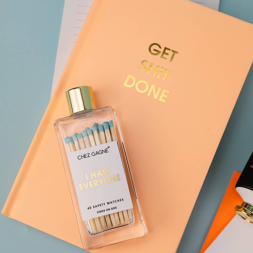 Chez Gagné - Wholesale Journal/Diary - Get Shit Done - Hardcover Daily Journal - Mimosa Orange1