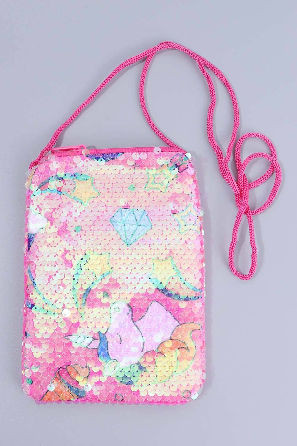 Amerikan Basics – Großhandel Umhängetasche – Kinder – Sequence Unicorn Cross-Spieltasche für Kinder3