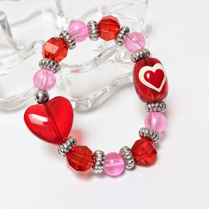 Fiona Accessories - Wholesale Beaded Bracelet - Kids - Children Kids Bracelets 48pcs Counter Display