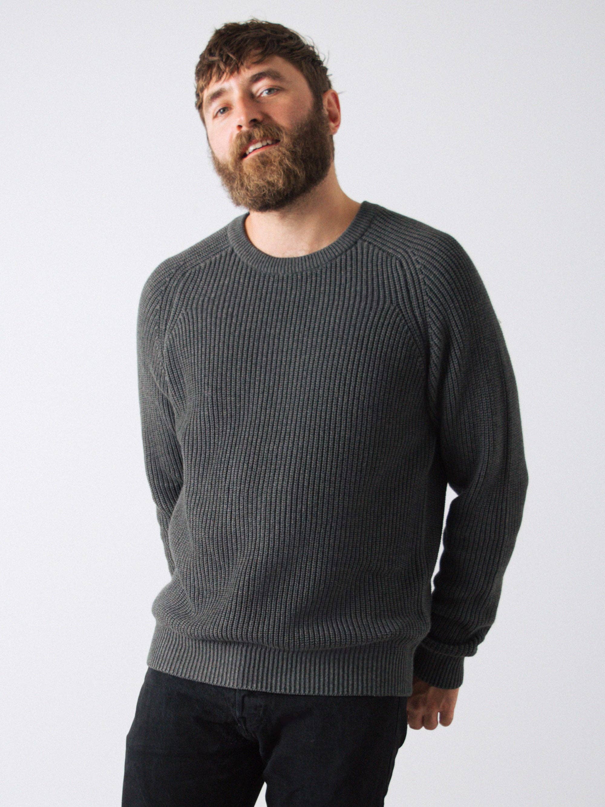 Honest Basics - Wholesale Knit Sweater - Men's - Heavy Knit Jumper Men20