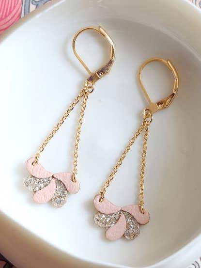 Brincos Saint-Laurent - Terracota por atacado de May & June