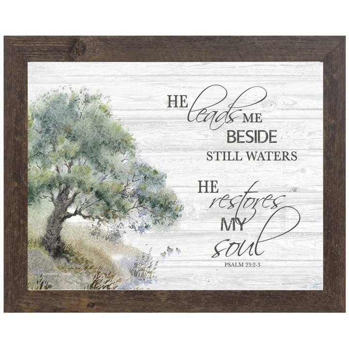 He Leads Me Besides Still Waters He Restores My Soul Art for wholesale by Summer Snow Art