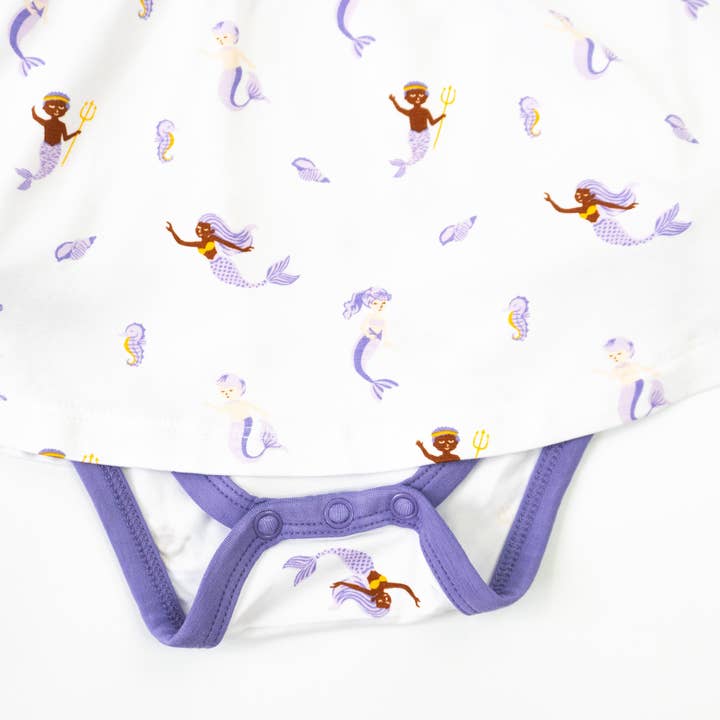 Bubble Baby - Wholesale Dress - Baby - Mermaid | Flutter Bodysuit Dress3