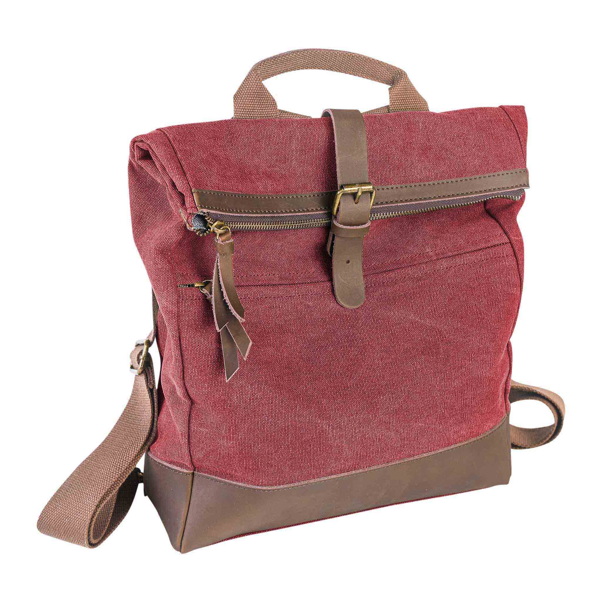 ZEDE PARIS - Vente Sac à dos – unisexe - ECOLE MILITAIRE - Sac à dos en toile et cuir17