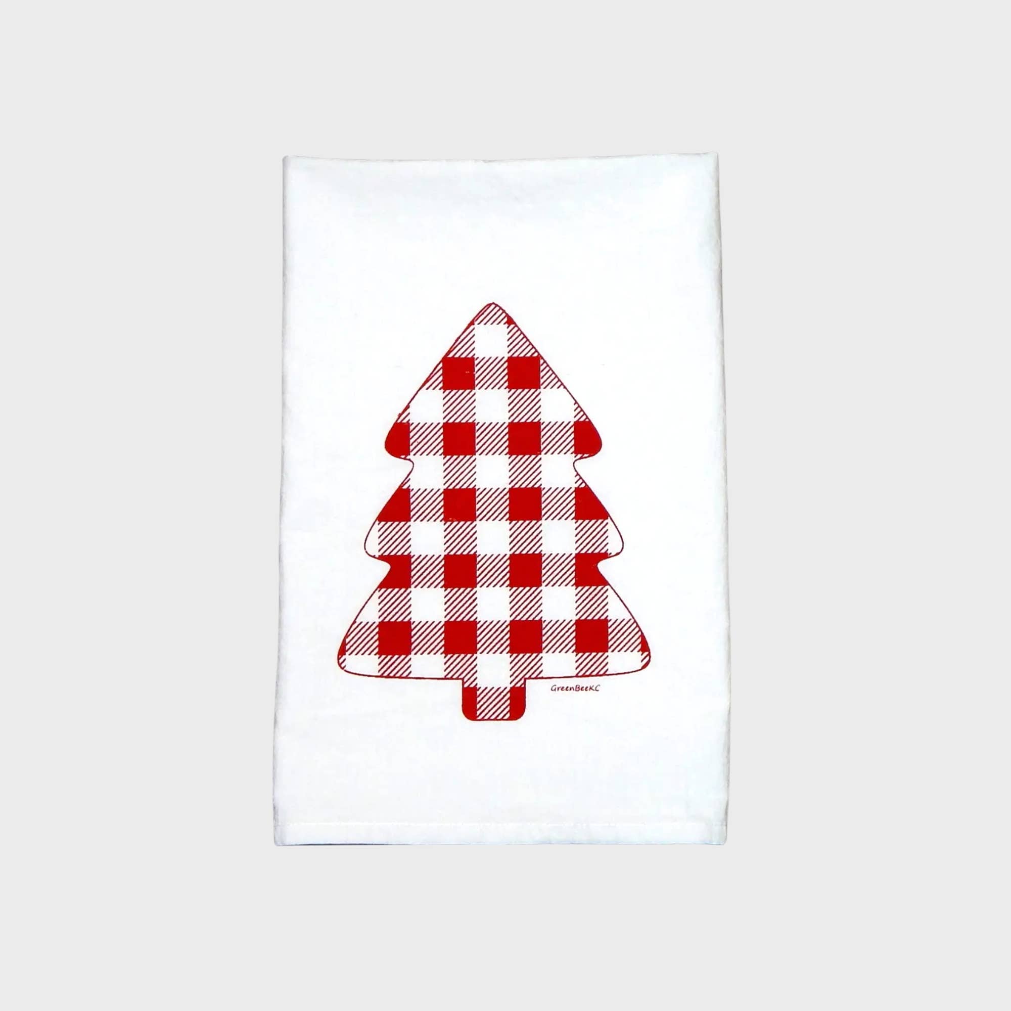 Red Christma Tree Dish Towel | Tea Towels | Christmas Dish Towel for wholesale on Faire